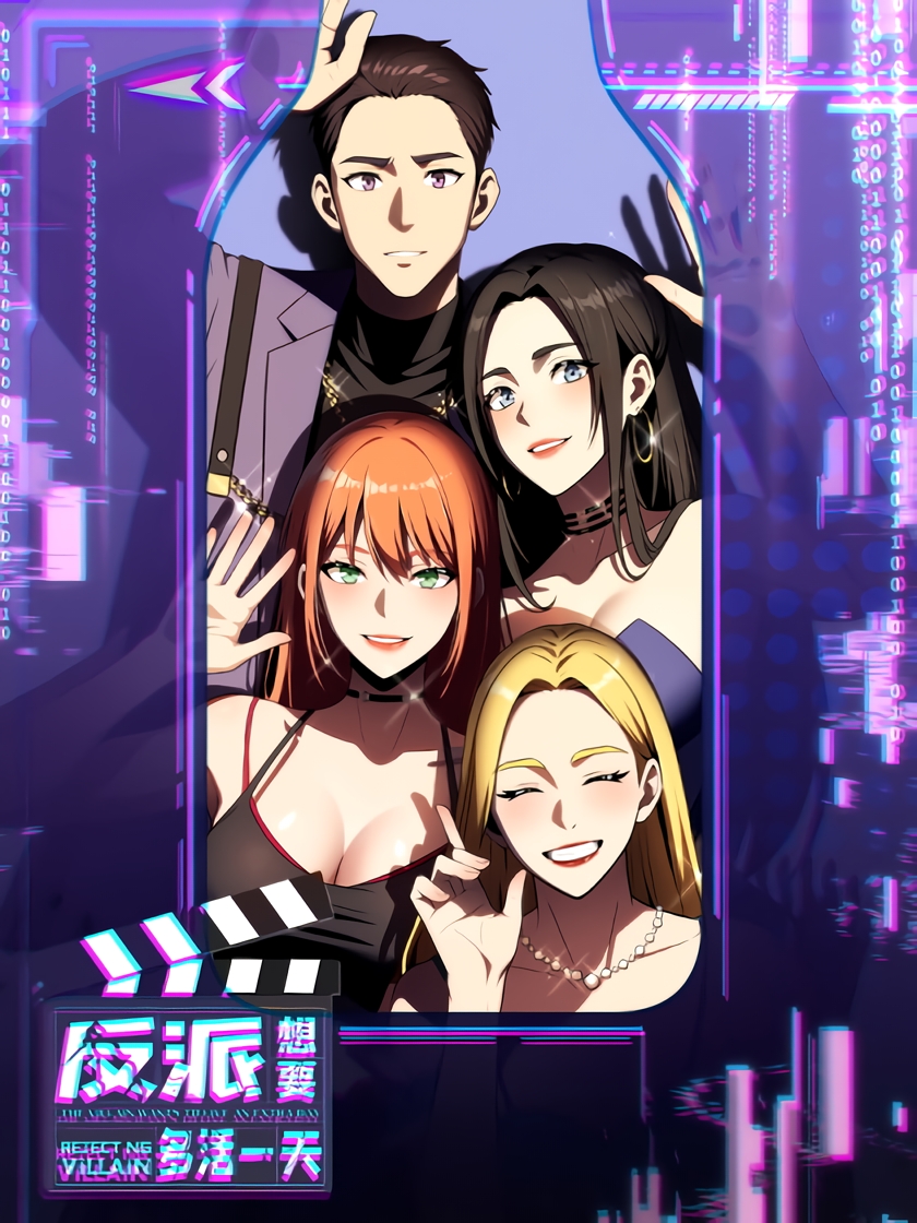 Poster do Manga O Vilão Quer Viver Mais Um Dia