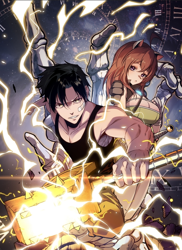 Poster do Manga Become the Strongest Hero Through the Cheat System