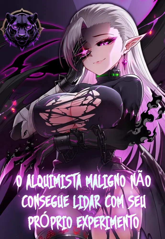 Poster do Manga O Alquimista Maligno Não Consegue Lidar com Seu Próprio Experimento