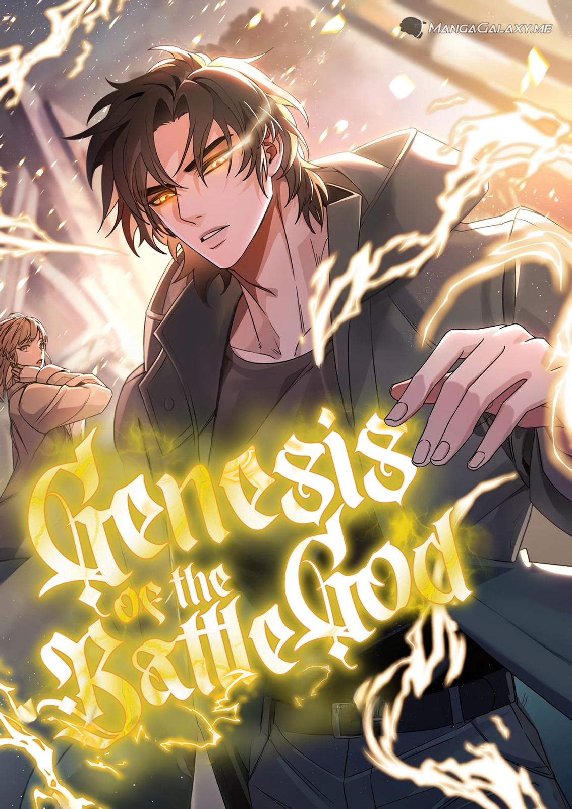 Poster do Manga Gênesis do Deus da Batalha