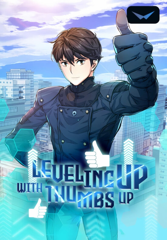 Poster do Manga Leveling Up With Thumbs Up